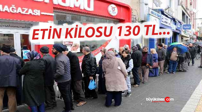 Sivas’ta 350 lira olan canlı etin kilosu 130 liraya düşüyor!