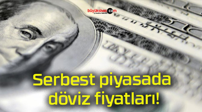 Serbest piyasada döviz fiyatları!
