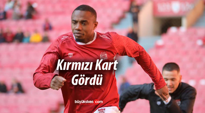 Sivasspor’da Fode Koita kırmızı kart gördü