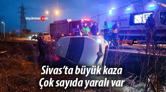 Otomobil yan yattı: 3’ü çocuk 5 kişi yaralandı