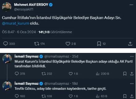 AK Parti’nin İstanbul adayı Murat Kurum oldu!