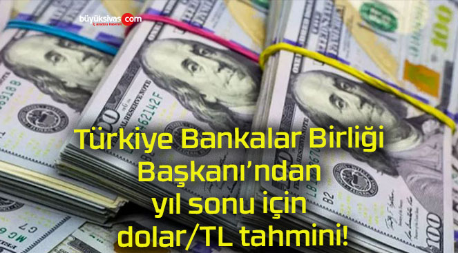 Türkiye Bankalar Birliği Başkanı’ndan yıl sonu için dolar/TL tahmini!