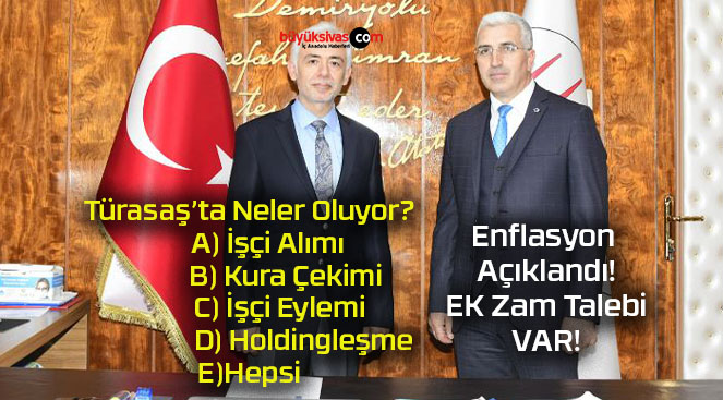 TÜRASAŞ işçilerinden eylem!