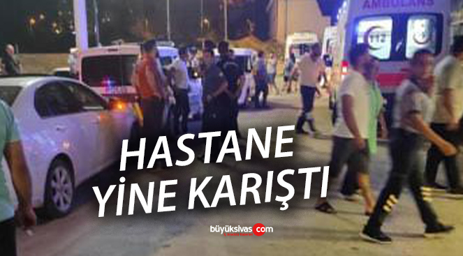 Hastanede kavga… Jandarma, polis ve güvenlik görevlileri…