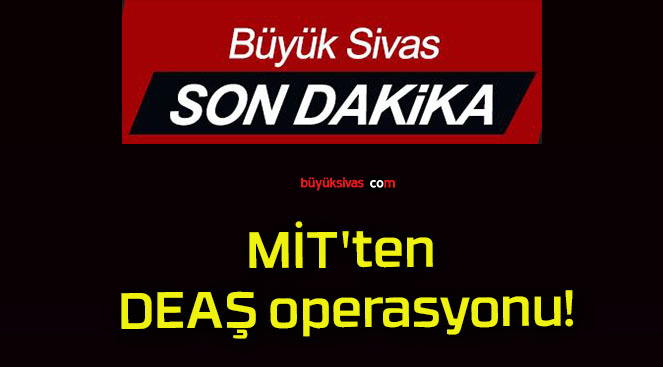 MİT’ten DEAŞ operasyonu!