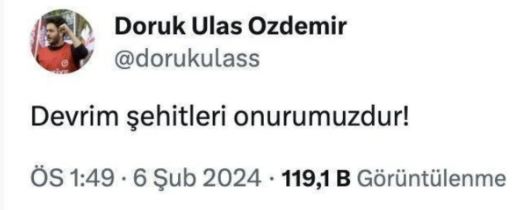 TİP’li Doruk Ulaş Özdemir tutuklandı!