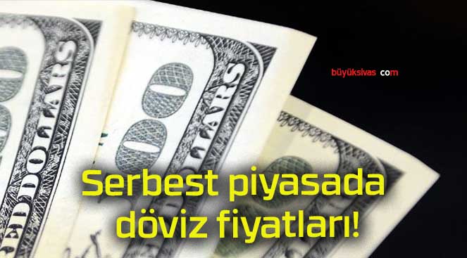 Serbest piyasada döviz fiyatları!