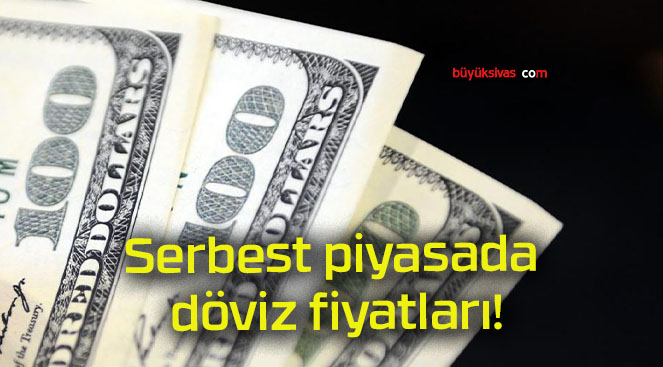 Serbest piyasada döviz fiyatları!