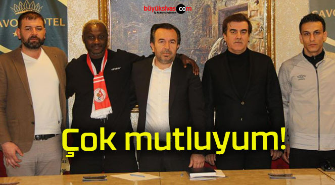 Çok mutluyum!