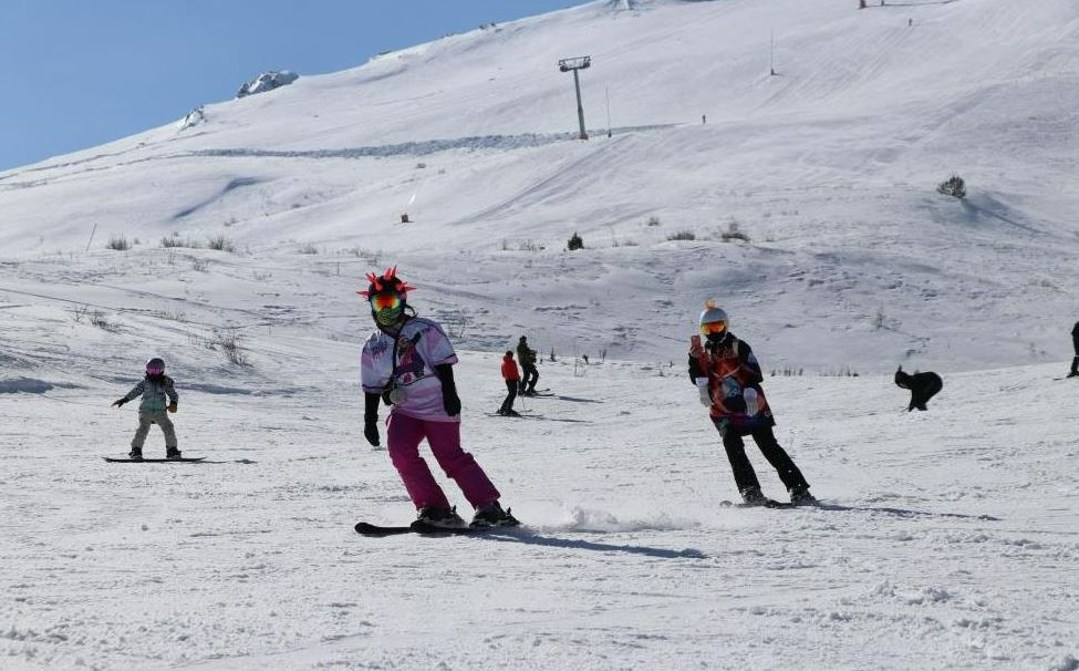 Kayakseverler Yıldızdağı’na akın etti!