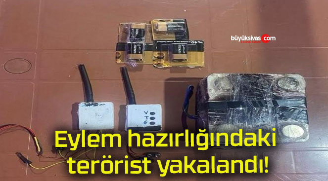 Eylem hazırlığındaki terörist yakalandı!