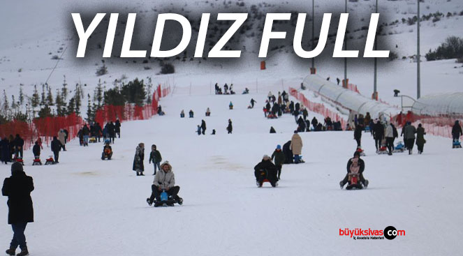 Yıldız Dağı Kayak Merkezi’nde hafta sonu yoğunluğu