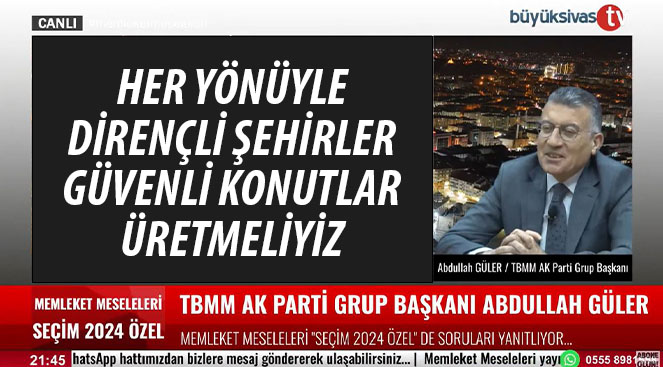 “Sivas’ta alt gelir grubuna yönelik yeni toplu konutlar yapılacak…”