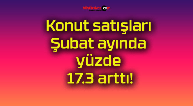 Konut satışları Şubat ayında yüzde 17.3 arttı!