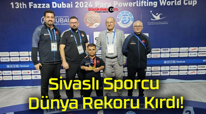 Sivaslı Sporcu Dünya Rekoru Kırdı!