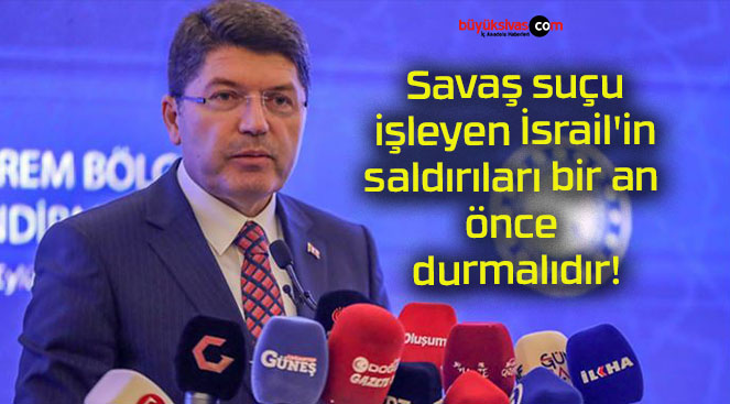 Savaş suçu işleyen İsrail’in saldırıları bir an önce durmalıdır!