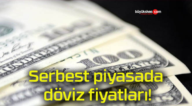 Serbest piyasada döviz fiyatları!