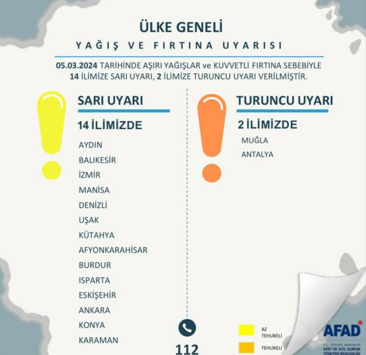 Bakan Yerlikaya’dan 16 il için yağış uyarısı! Sivas var mı?