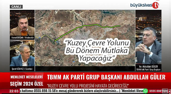 Abdullah Güler “Kuzey Çevre Yolunu bu dönem mutlaka yapacağız”