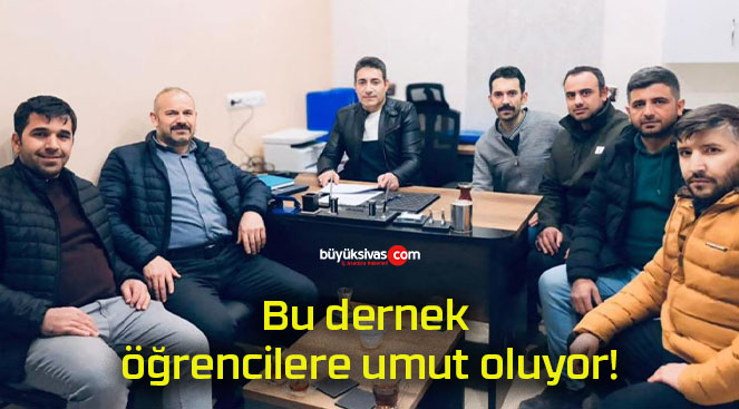 Bu dernek öğrencilere umut oluyor!