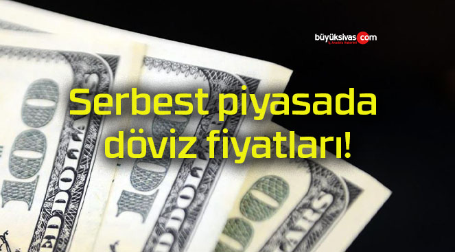 Serbest piyasada döviz fiyatları!