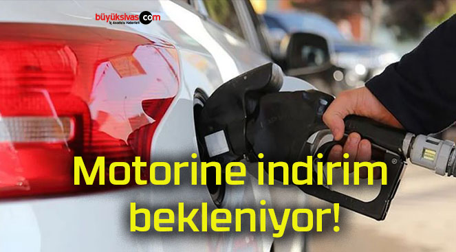 Motorine indirim bekleniyor!