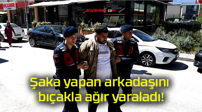 Şaka yapan arkadaşını bıçakla ağır yaraladı!