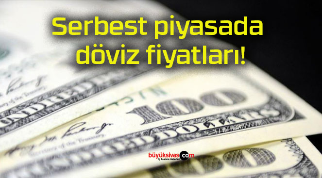 Serbest piyasada döviz fiyatları!