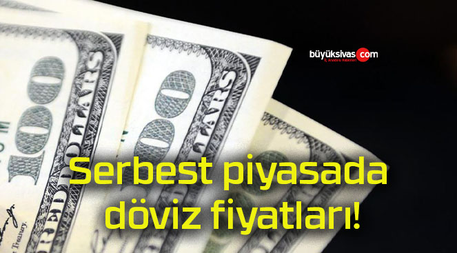 Serbest piyasada döviz fiyatları!