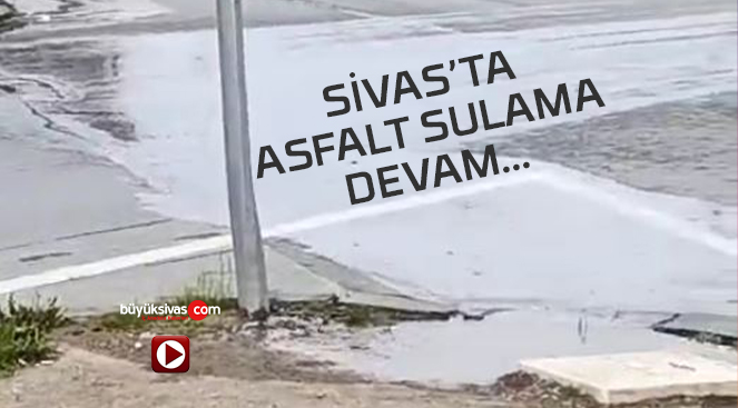 Sivas’ta su israfı önlenmeli! Günlerdir boşa akan su tepki çekti