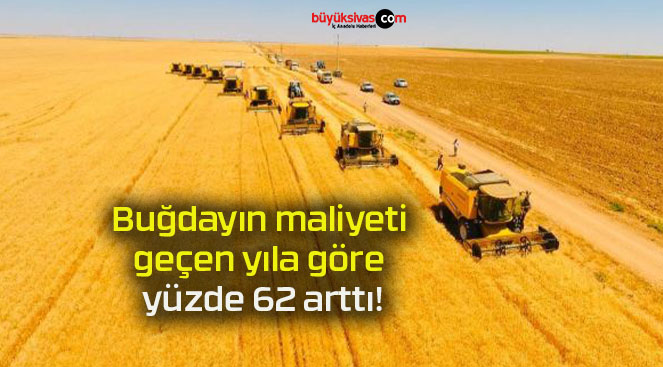 Buğdayın maliyeti geçen yıla göre yüzde 62 arttı!