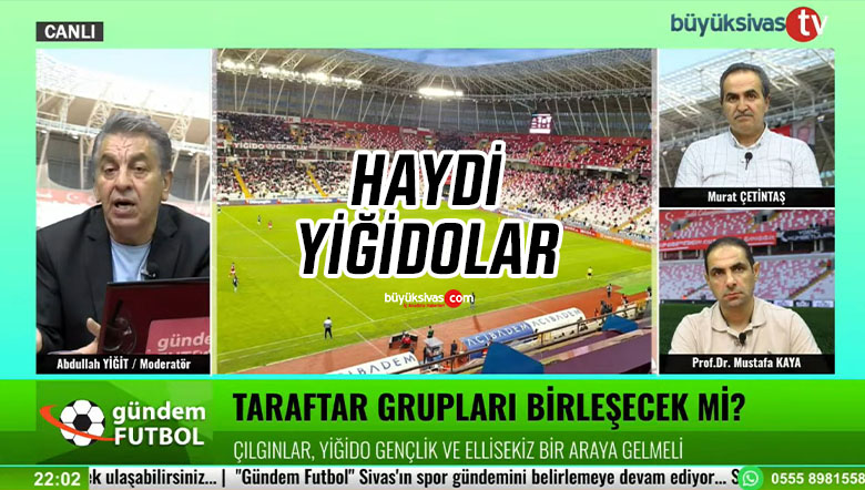 “Gündem Futbol” ekibinden taraftar gruplarına birleşme çağrısı