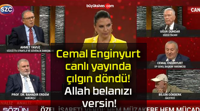 Cemal Enginyurt canlı yayında çılgın döndü! Allah belanızı versin!