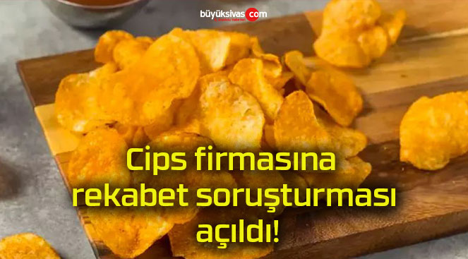 Cips firmasına rekabet soruşturması açıldı!