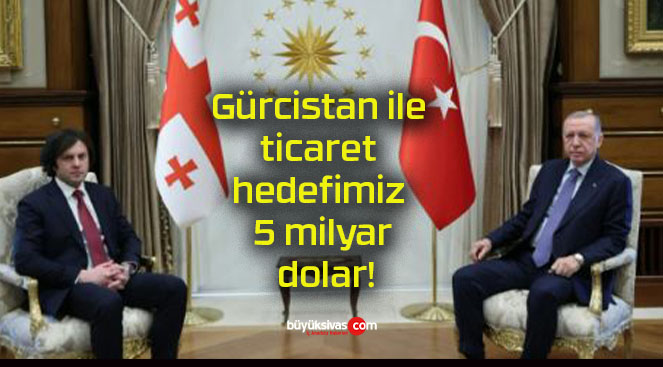 Gürcistan ile ticaret hedefimiz 5 milyar dolar!