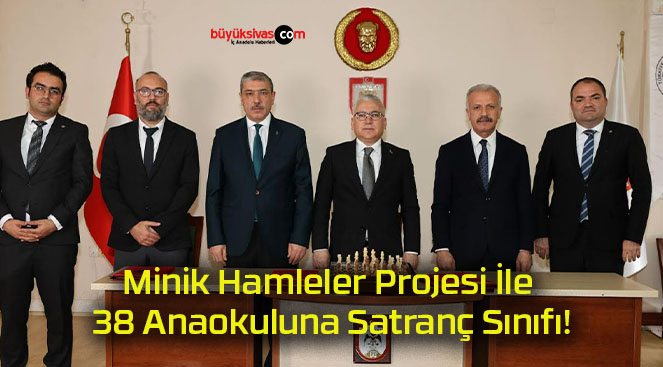 Minik Hamleler Projesi İle 38 Anaokuluna Satranç Sınıfı!