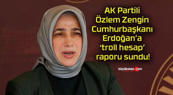 AK Partili Özlem Zengin Cumhurbaşkanı Erdoğan’a ‘troll hesap’ raporu sundu!