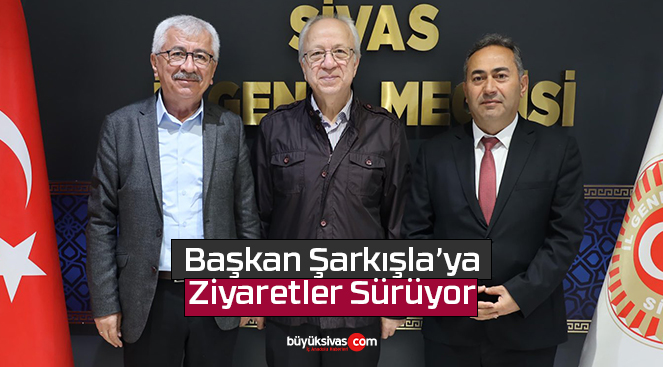 Sivaslı iş insanı Nevzat Yıldırım Başkan Şarkışla’yı ziyaret etti