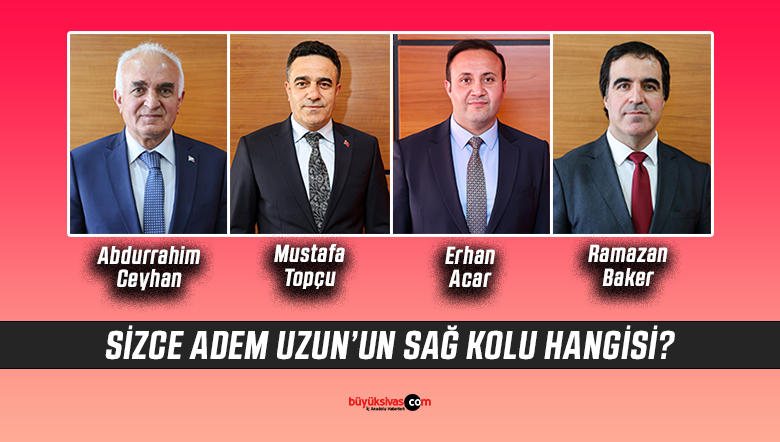 Adem Uzun’un sağ kolu hangisi? Ankete katılın…