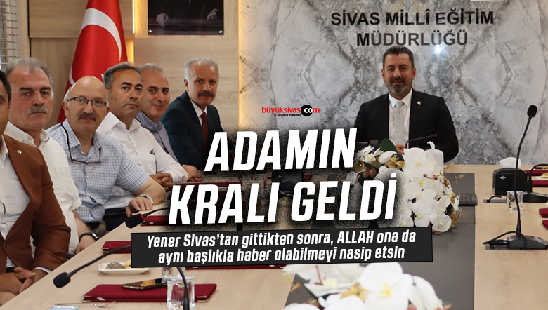 Adamın kralı Ebubekir Sıddık Savaşçı geldi… Milli eğitimde yüzler gülüyor