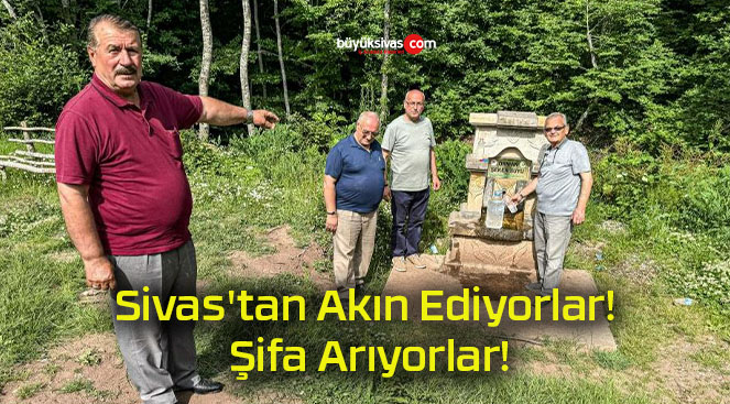 Sivas’tan Akın Ediyorlar! Şifa Arıyorlar!