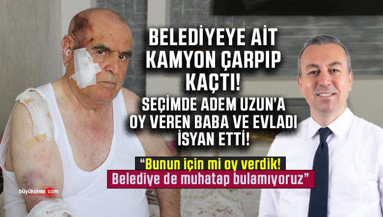 Sivas Belediyesinin Tankeri Çarptı! Arkasına Bile Bakmadan Kaçtı!