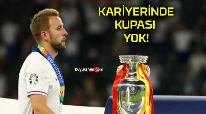İngiltere’nin kaptanı Harry Kane kariyerine kupasız devam ediyor!