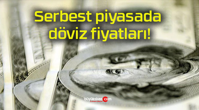 Serbest piyasada döviz fiyatları!