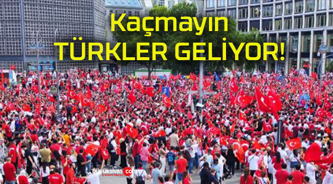 Berlin’de A Milli Takım coşkusu!