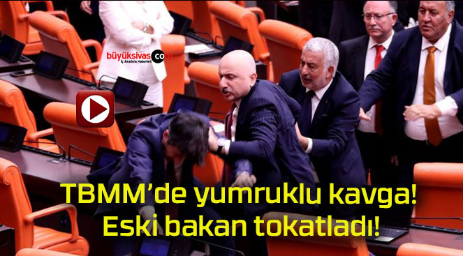 TBMM’de yumruklu kavga! Eski bakan tokatladı!