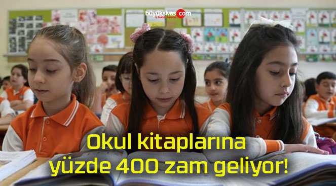 Okul kitaplarına yüzde 400 zam geliyor!