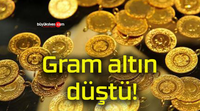 Gram altın düştü!