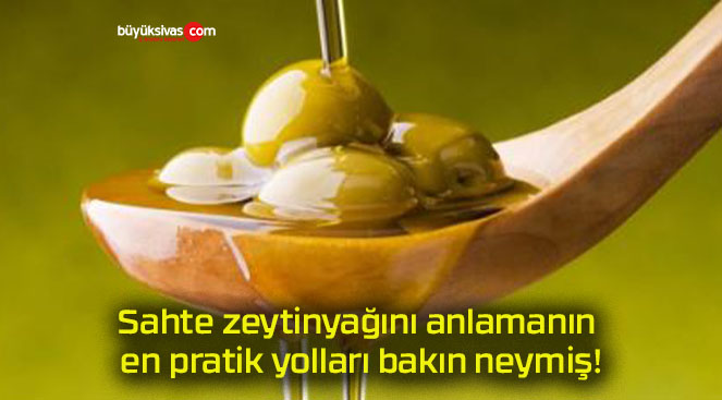 Sahte zeytinyağını anlamanın en pratik yolları bakın neymiş!