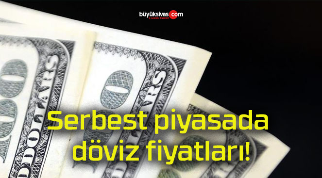 Serbest piyasada döviz fiyatları!